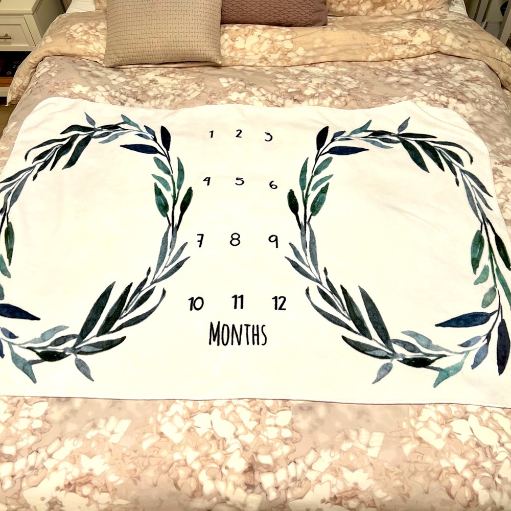 Twin Monthly Milestone‎ Blanket